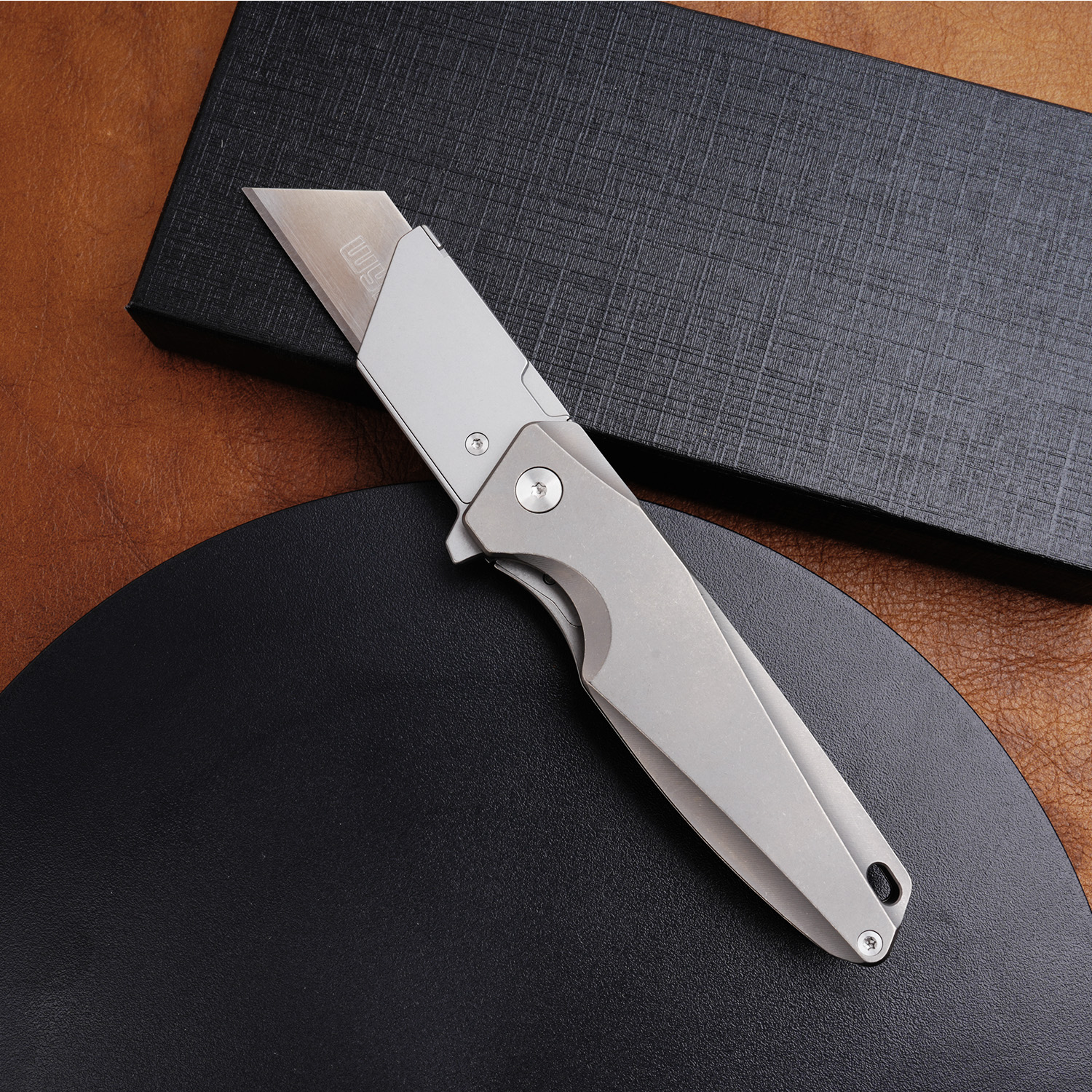 Bushcraft Knife Fixed - Titanium Alloy Utility Knife Handle Replaceable