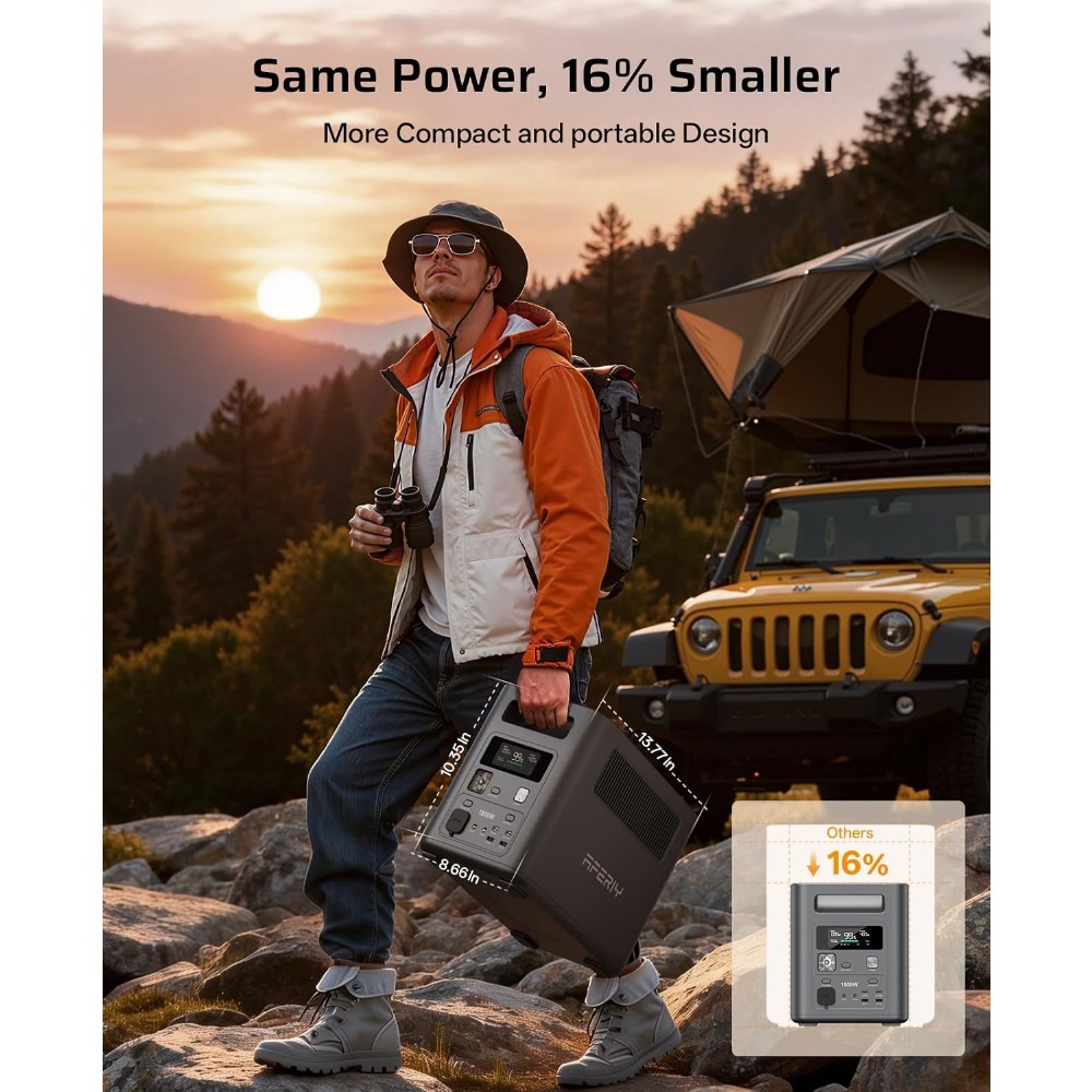 1024Wh Solar Generator, 1800W  - đánh giá và giá Solar Emergency Charger