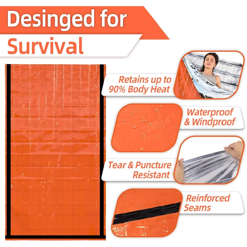 Emergency Sleeping Bag Surviva - đánh giá và giá Bivy Bag Emergency