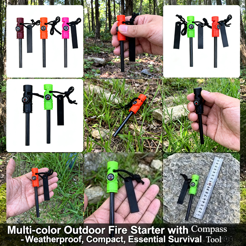 Multifunctional Long Tactical  - đánh giá và giá Magnesium Fire Starter
