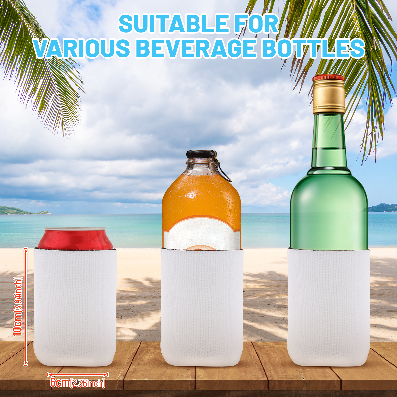 10x Beer Cans Coolers Sleeves  - đánh giá và giá Water Bag Collapsible