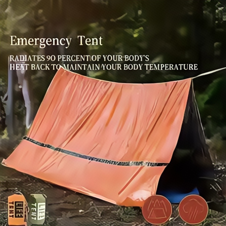 2-Person Emergency Survival Sh - đánh giá và giá Emergency Mylar Tent