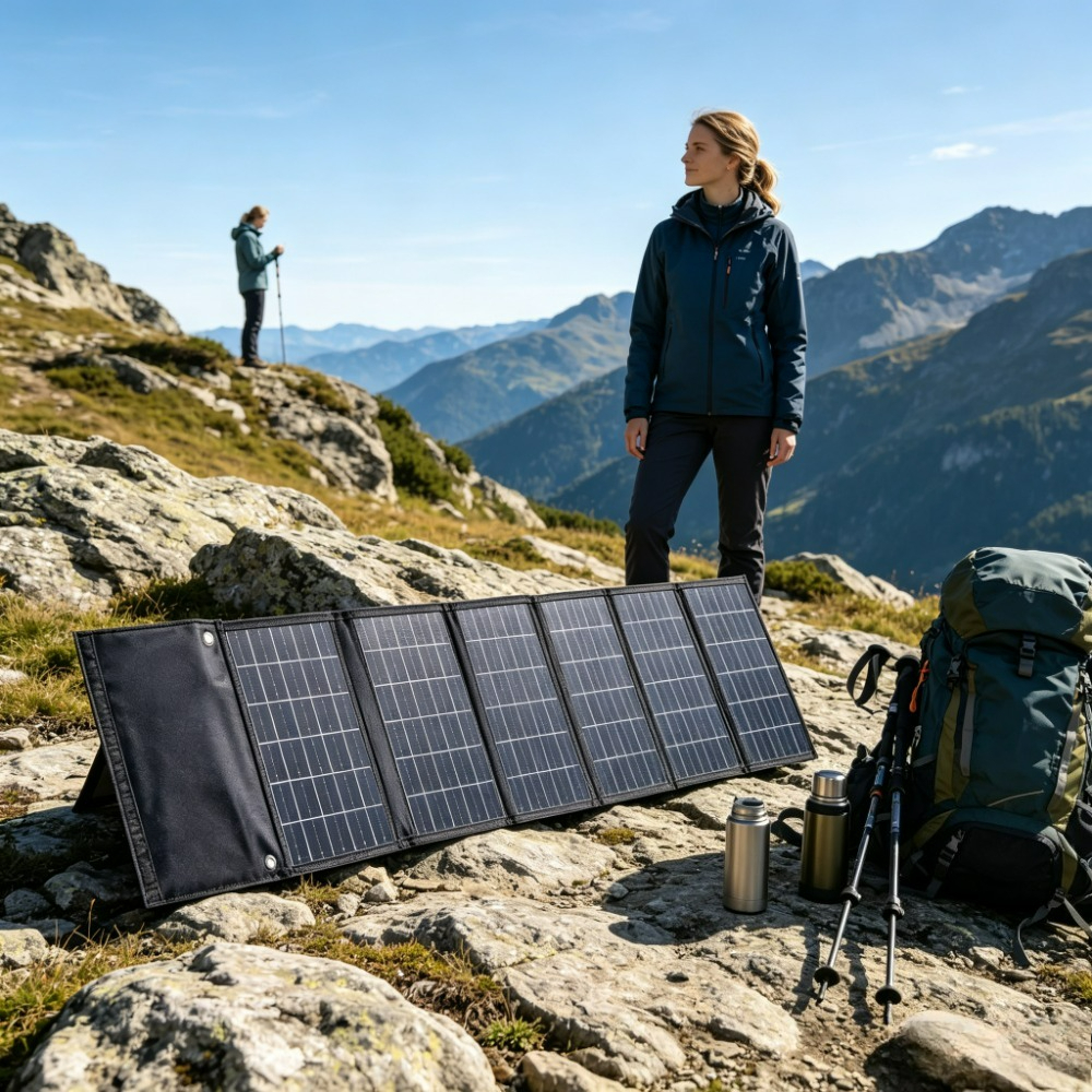 Outdoor Emergency 50W 90W Fold - đánh giá và giá Solar Emergency Charger