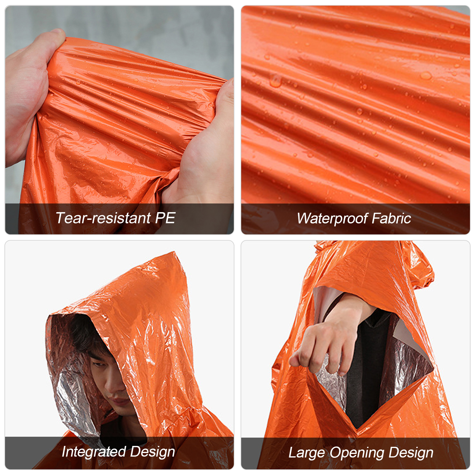 3-in-1 Thermal Emergency Rain  - đánh giá và giá Emergency Poncho Rain