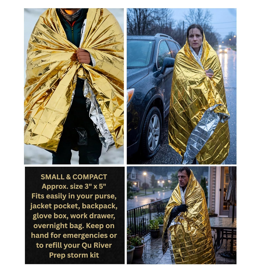 4 Pack Gold Silver Mylar Emerg - đánh giá và giá Survival Blanket Reflective