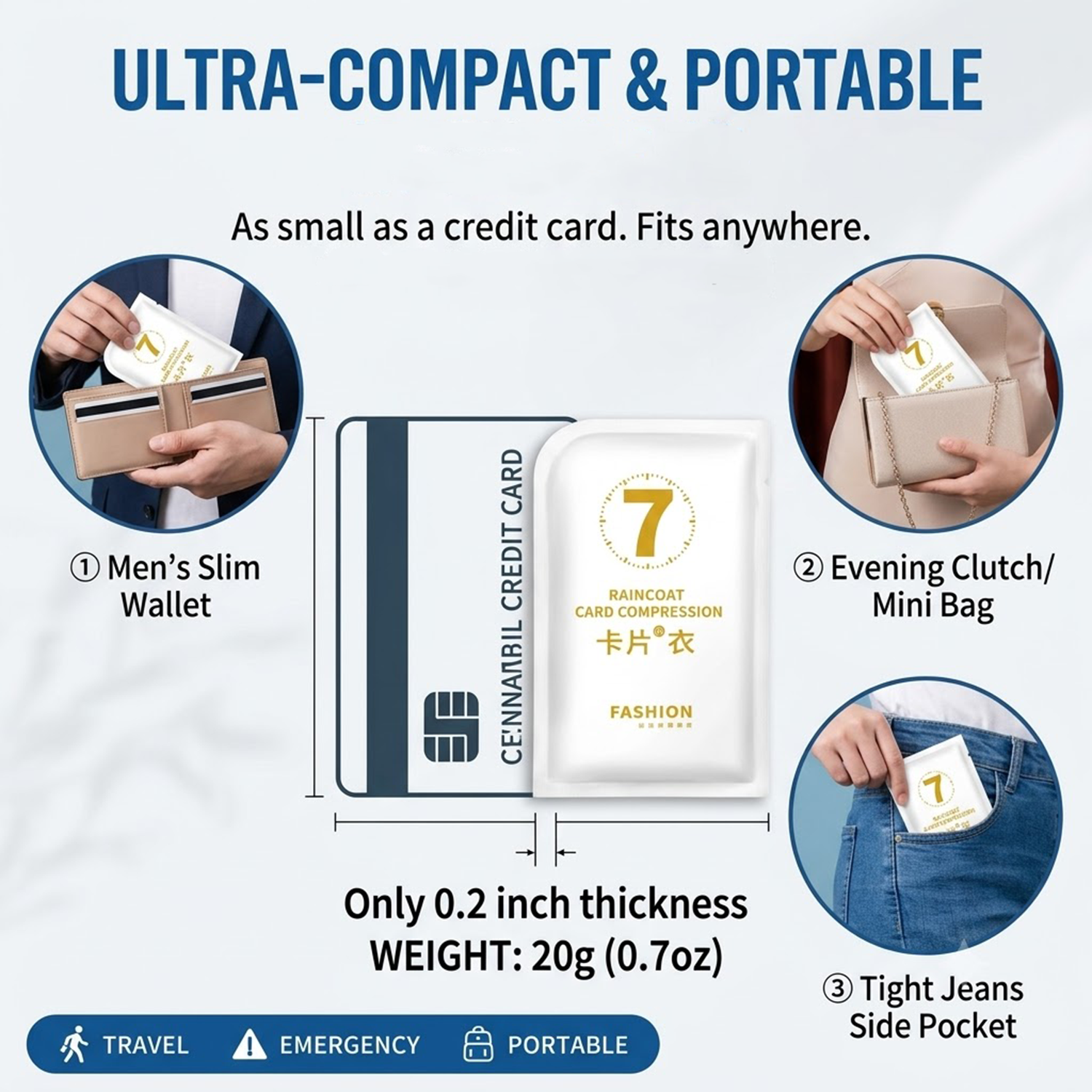 Unisex Portable Card Disposabl - đánh giá và giá Emergency Poncho Rain