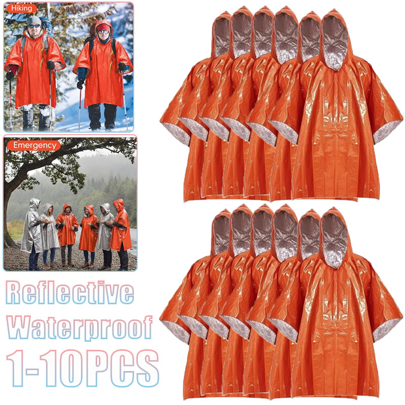 1-10PCS Compact Thermal Emerge - đánh giá và giá Survival Blanket Reflective