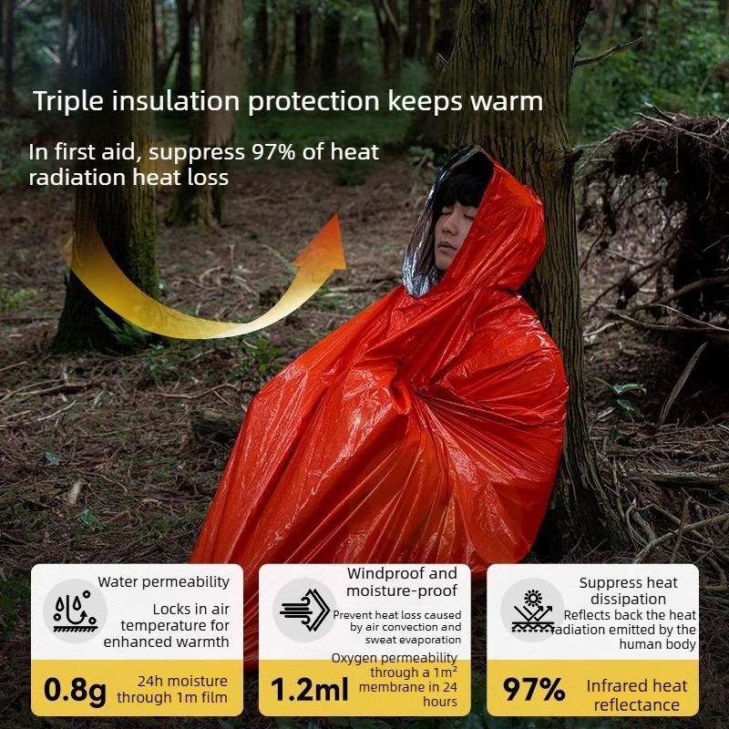 1-10PCS Compact Thermal Emerge - đánh giá và giá Survival Blanket Reflective
