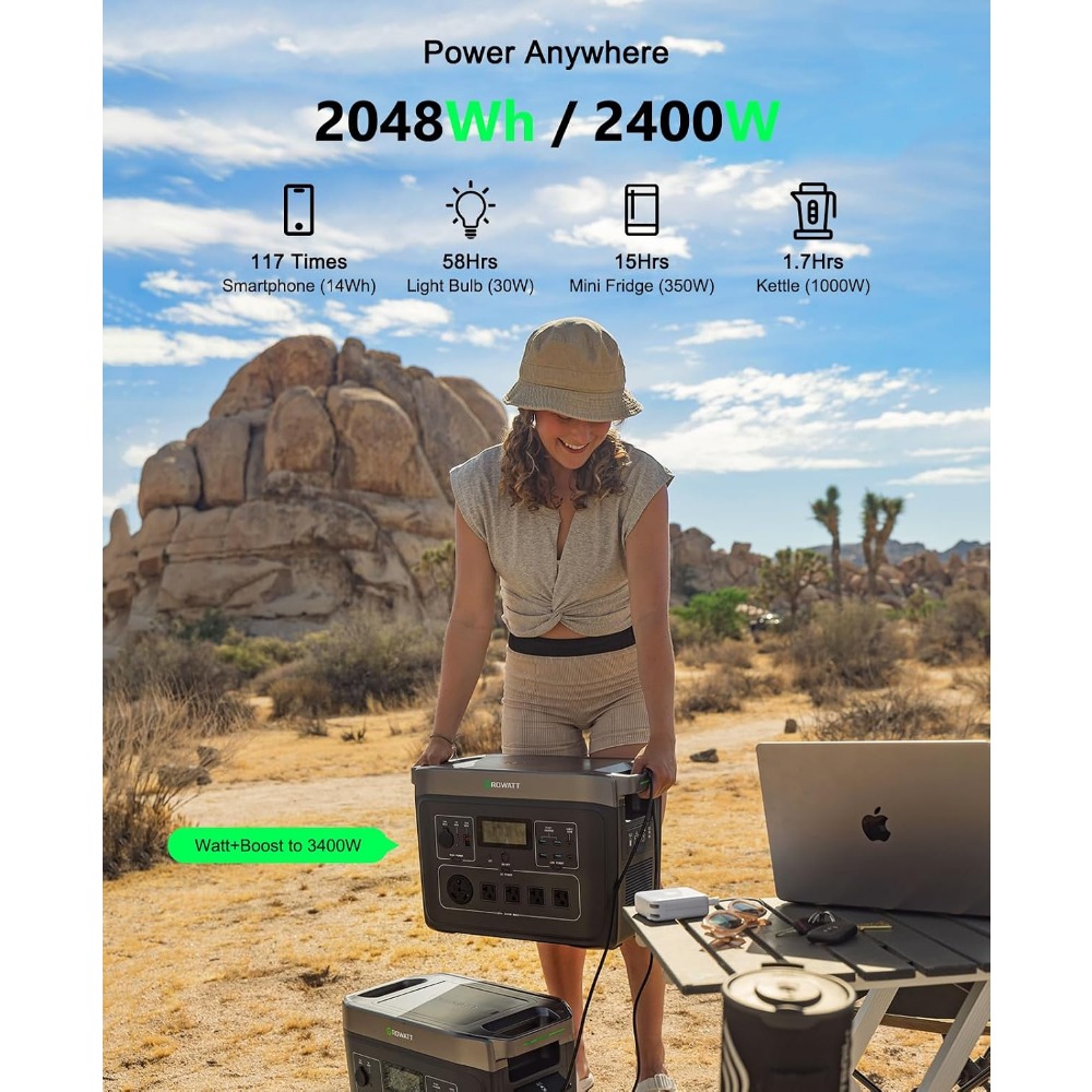 Portable Power Station with 20 - đánh giá và giá Solar Emergency Charger
