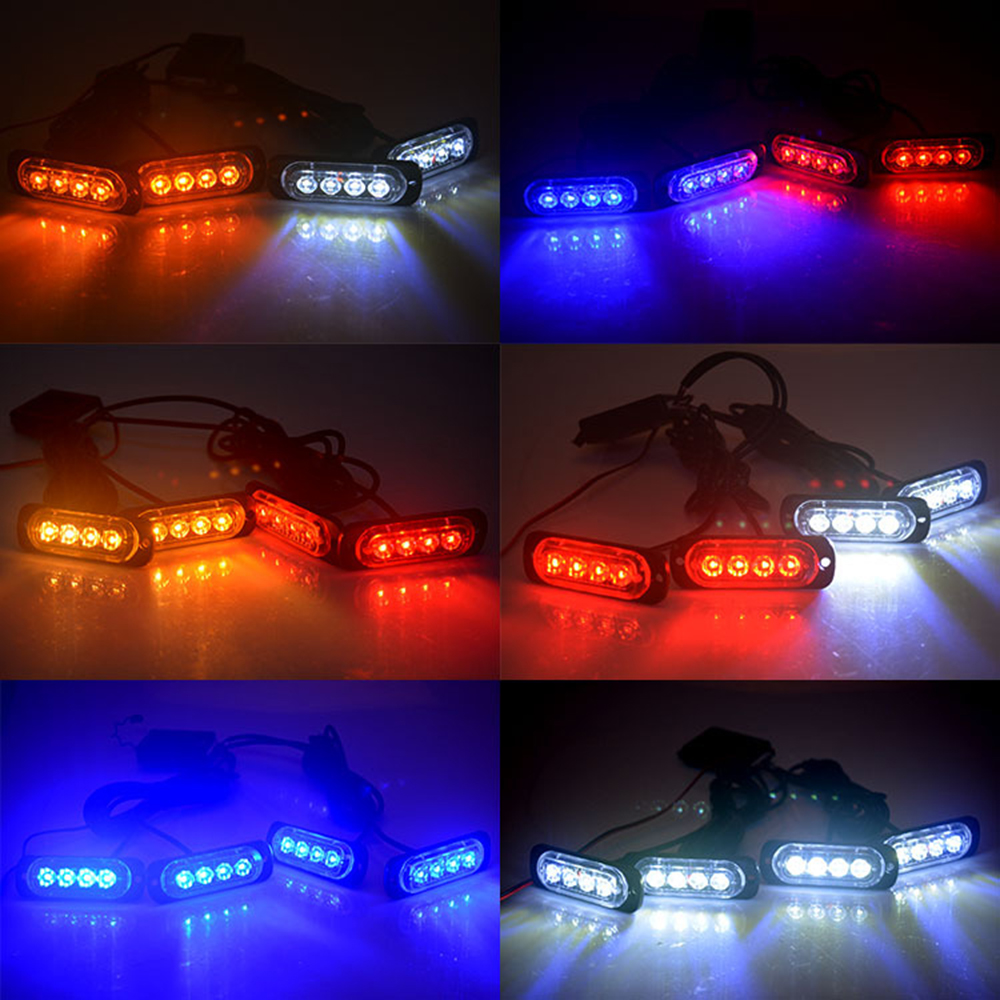 Wireless Grille Police Lights  - đánh giá và giá Sos Light Strobe