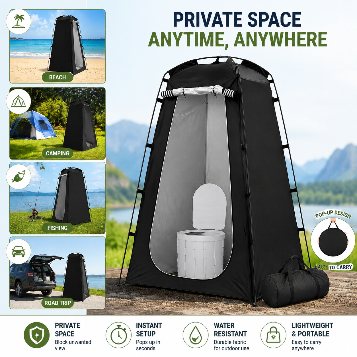 Outdoor Portable Privacy Tent  - đánh giá và giá Emergency Mylar Tent