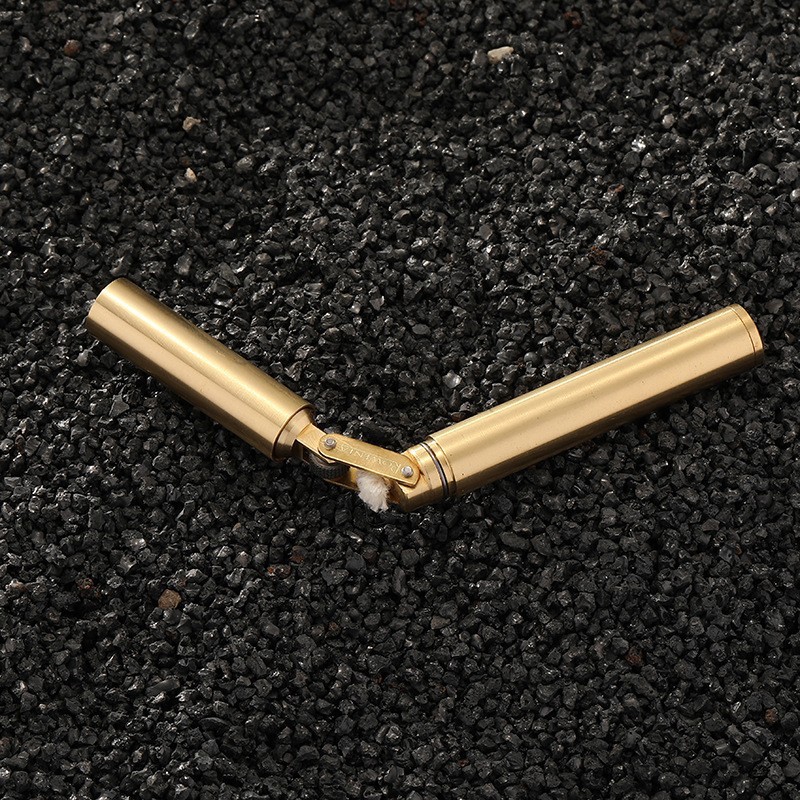Retro Brass Lighter Nunchaku S - đánh giá và giá Fire Starting Kit